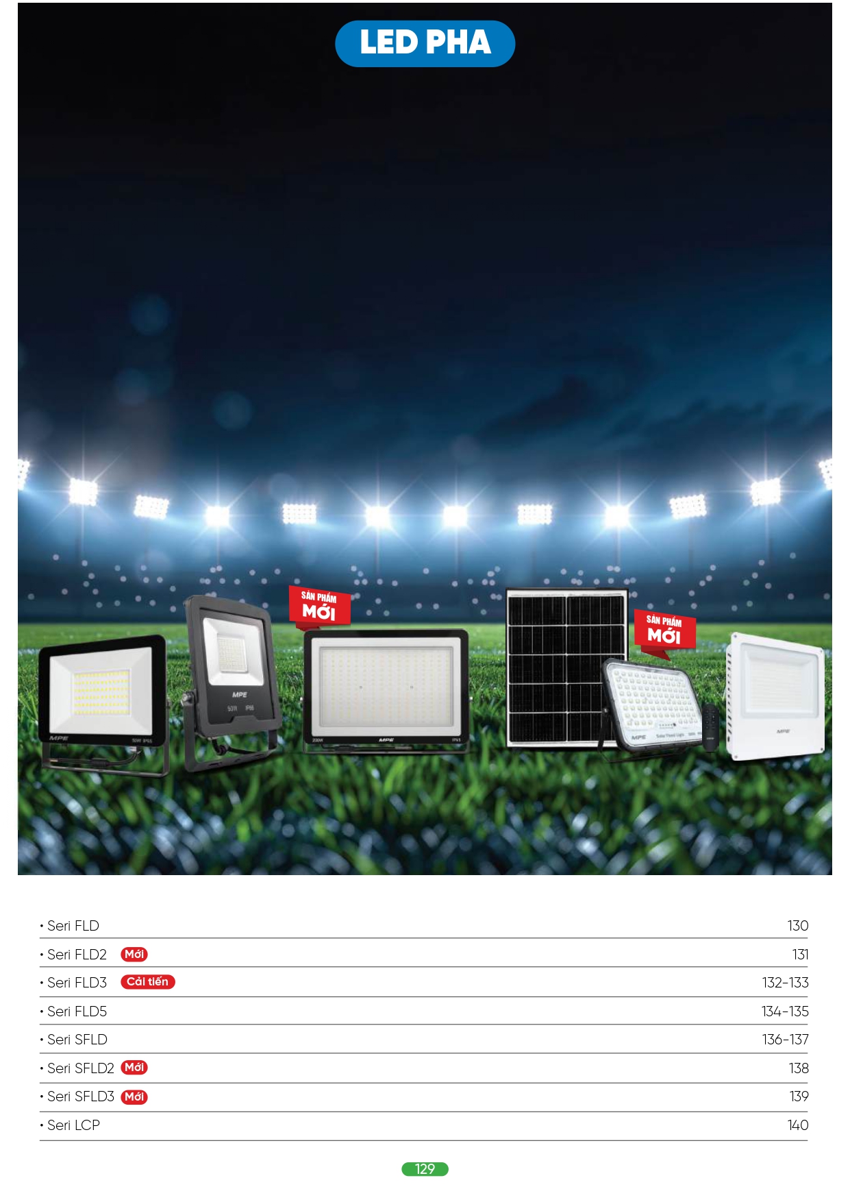 Bảng giá đèn LED MPE 2026